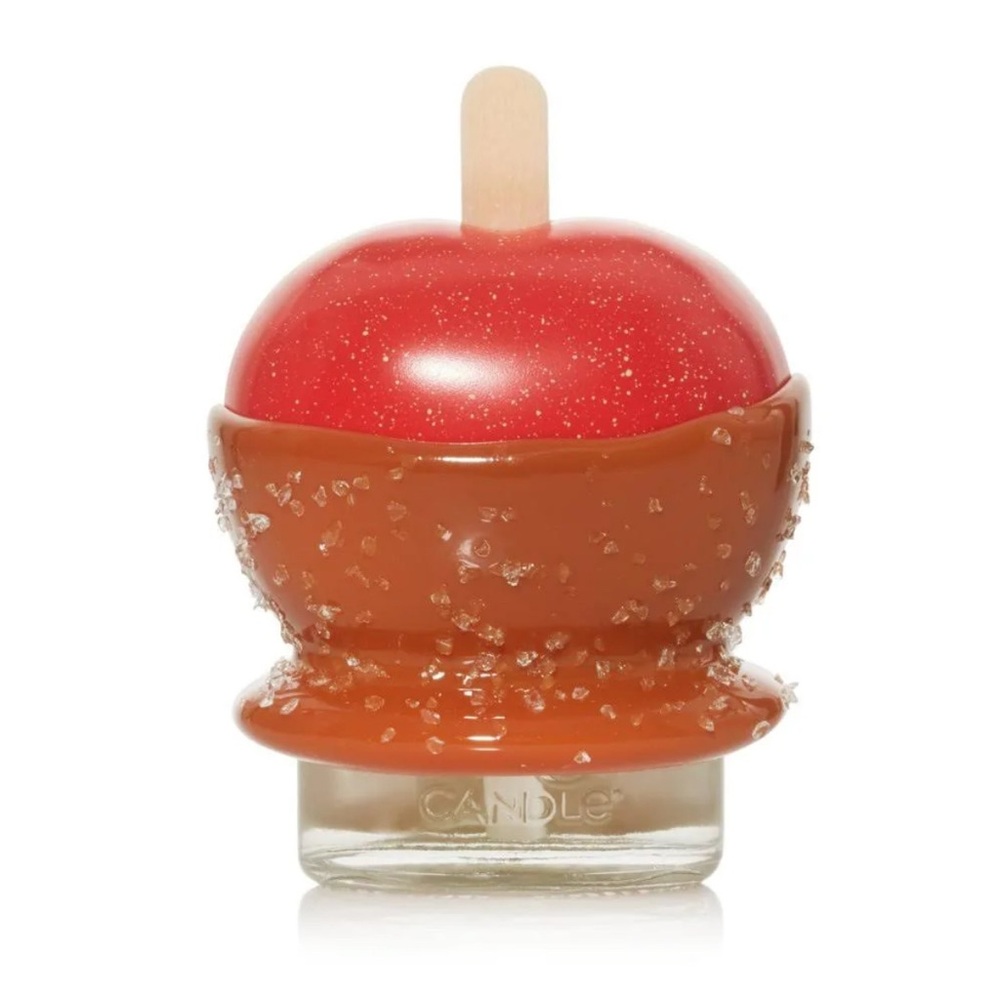 NWT Yankee Candle Red Carmal Apple Electric Scentplug Difusser Base -  Lights Up